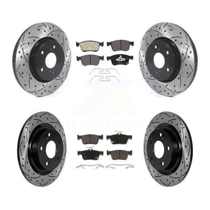 Coated Disc Rotors and Semi-Metallic Brake Pads Kit-KDF-101847