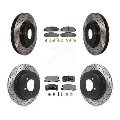 Disc Rotors and Semi-Metallic Brake Pads Kit-KDF-101848