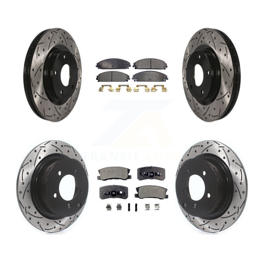 Disc Rotors and Semi-Metallic Brake Pads Kit-KDF-101848