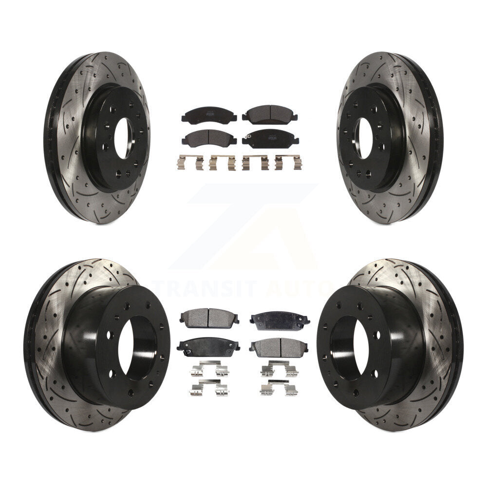 Disc Rotors and Semi-Metallic Brake Pads Kit-KDF-101850