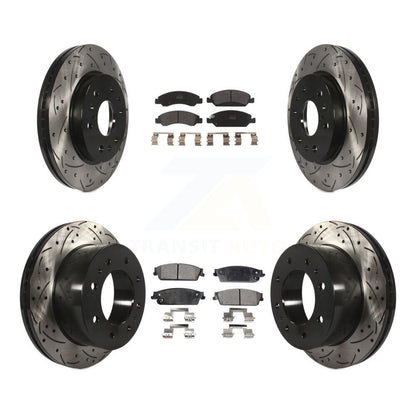 Disc Rotors and Semi-Metallic Brake Pads Kit-KDF-101850