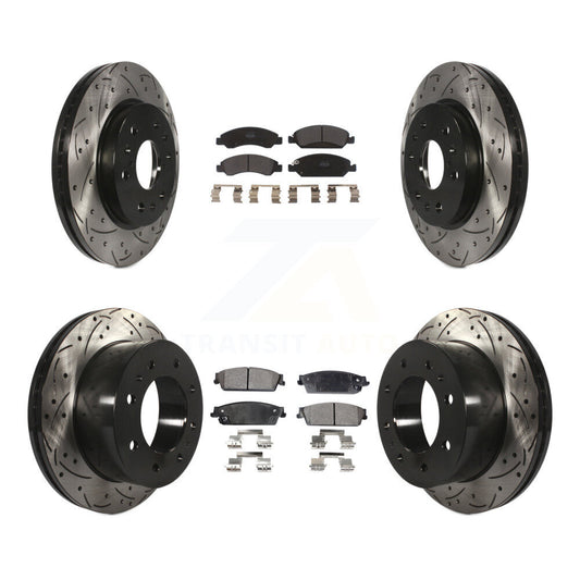 Disc Rotors and Semi-Metallic Brake Pads Kit-KDF-101850