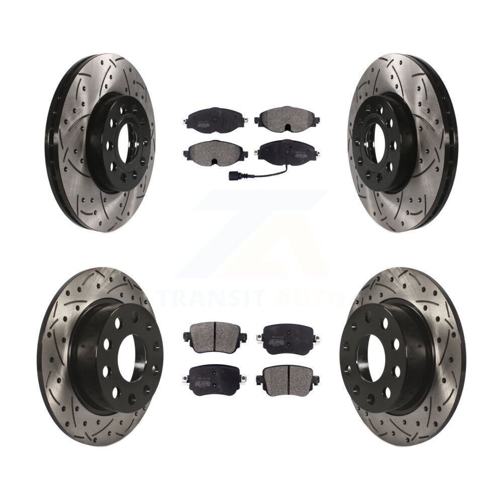 Disc Rotors and Semi-Metallic Brake Pads Kit-KDF-101851 Kit.bestparts.ca