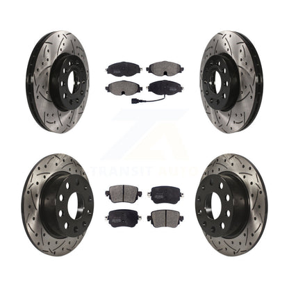 Disc Rotors and Semi-Metallic Brake Pads Kit-KDF-101851