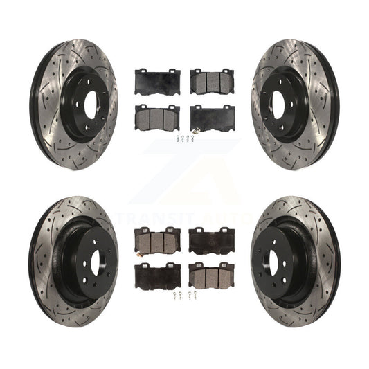 Disc Rotors and Semi-Metallic Brake Pads Kit-KDF-101852