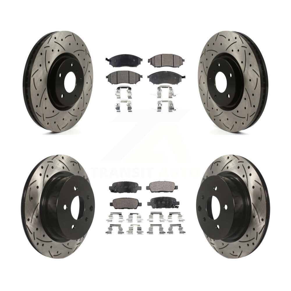 Disc Rotors and Semi-Metallic Brake Pads Kit-KDF-101853 Kit.bestparts.ca