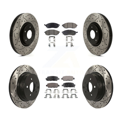 Disc Rotors and Semi-Metallic Brake Pads Kit-KDF-101853
