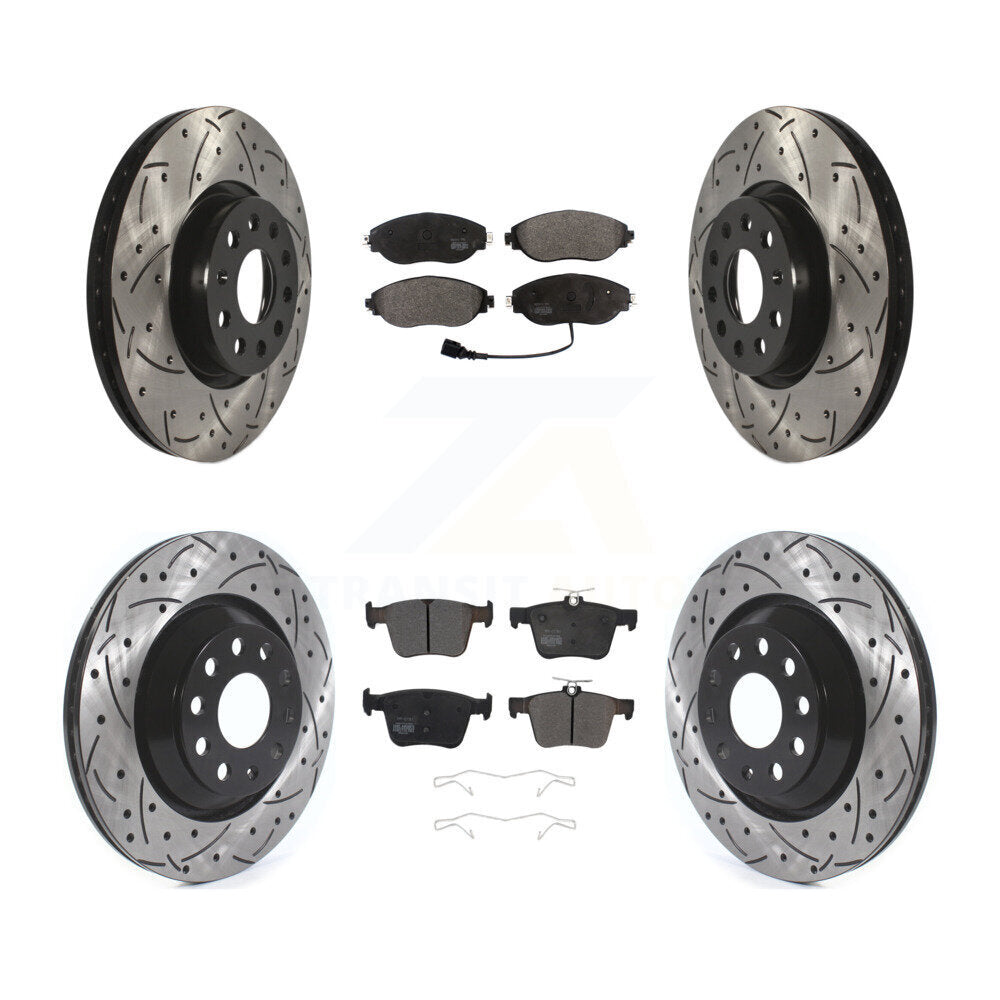 Disc Rotors and Semi-Metallic Brake Pads Kit-KDF-101855