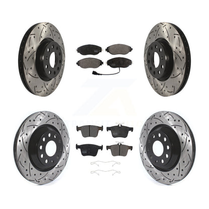 Disc Rotors and Semi-Metallic Brake Pads Kit-KDF-101855