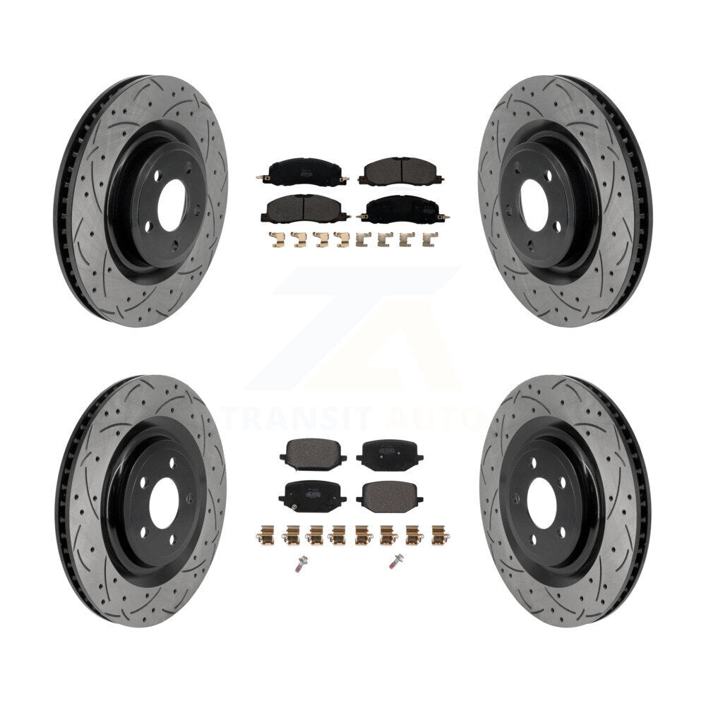 Disc Rotors and Semi-Metallic Brake Pads Kit-KDF-101856 Kit.bestparts.ca