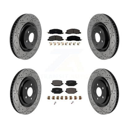 Disc Rotors and Semi-Metallic Brake Pads Kit-KDF-101856