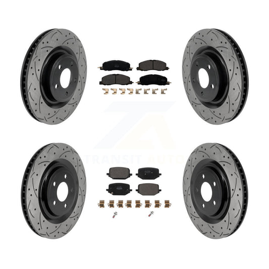 Disc Rotors and Semi-Metallic Brake Pads Kit-KDF-101856