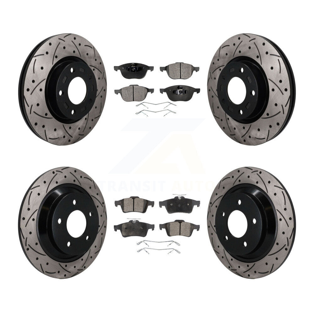 Disc Rotors and Semi-Metallic Brake Pads Kit-KDF-101859