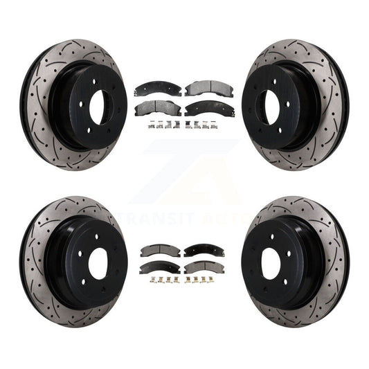 Disc Rotors and Semi-Metallic Brake Pads Kit-KDF-101860