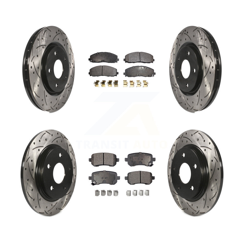 Disc Rotors and Semi-Metallic Brake Pads Kit-KDF-101861 Kit.bestparts.ca