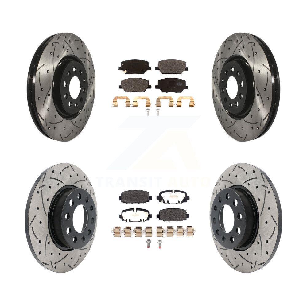 Disc Rotors and Semi-Metallic Brake Pads Kit-KDF-101866 Kit.bestparts.ca