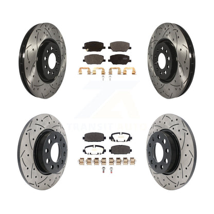 Disc Rotors and Semi-Metallic Brake Pads Kit-KDF-101866