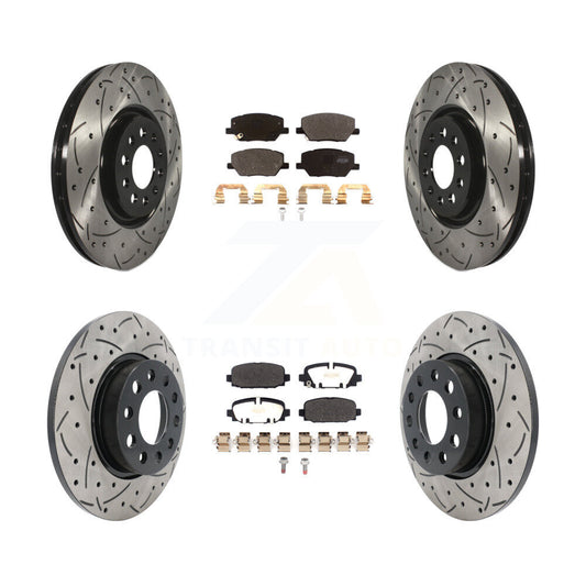 Disc Rotors and Semi-Metallic Brake Pads Kit-KDF-101866