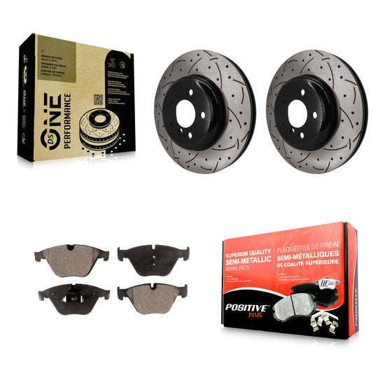Disc Rotors and Semi-Metallic Brake Pads Kit-KDF-101867