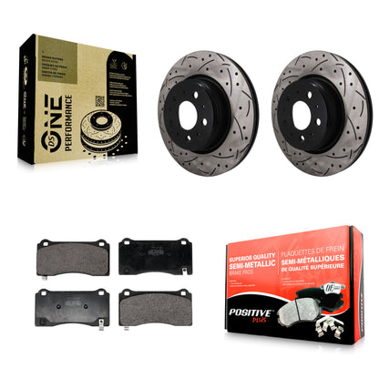 Disc Rotors and Semi-Metallic Brake Pads Kit-KDF-101868