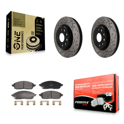 Disc Rotors and Semi-Metallic Brake Pads Kit-KDF-101873