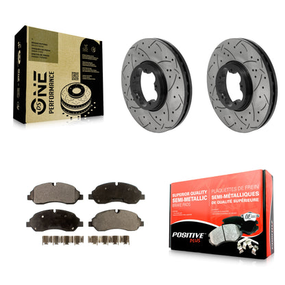 Disc Rotors and Semi-Metallic Brake Pads Kit-KDF-101877