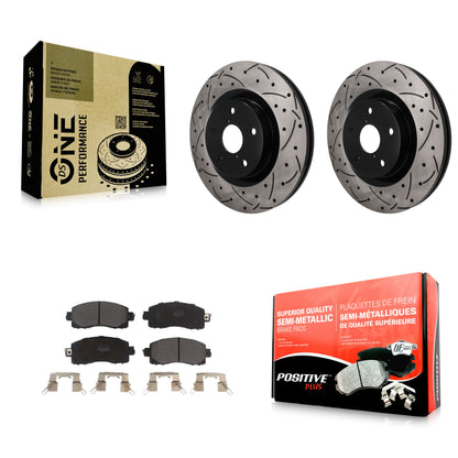 Disc Rotors and Semi-Metallic Brake Pads Kit-KDF-101879