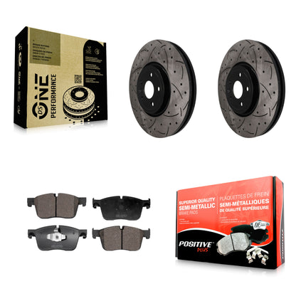 Disc Rotors and Semi-Metallic Brake Pads Kit-KDF-101882