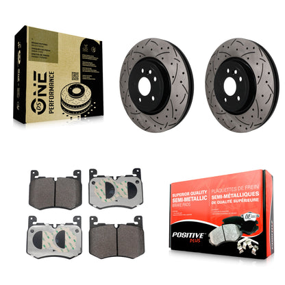 Disc Rotors and Semi-Metallic Brake Pads Kit-KDF-101883