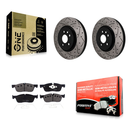 Disc Rotors and Semi-Metallic Brake Pads Kit-KDF-101884