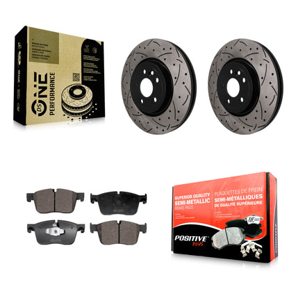 Disc Rotors and Semi-Metallic Brake Pads Kit-KDF-101885