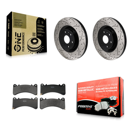 Disc Rotors and Semi-Metallic Brake Pads Kit-KDF-101893