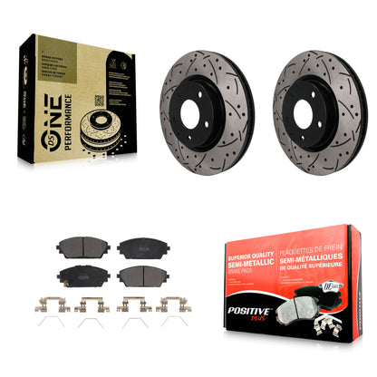 Disc Rotors and Semi-Metallic Brake Pads Kit-KDF-101894