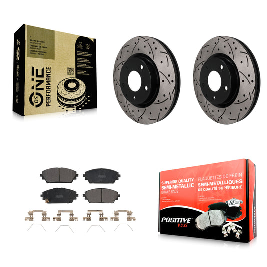 Disc Rotors and Semi-Metallic Brake Pads Kit-KDF-101894