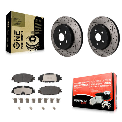 Disc Rotors and Semi-Metallic Brake Pads Kit-KDF-101900