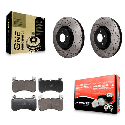 Disc Rotors and Semi-Metallic Brake Pads Kit-KDF-101902