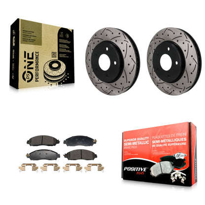 Disc Rotors and Semi-Metallic Brake Pads Kit-KDF-101908