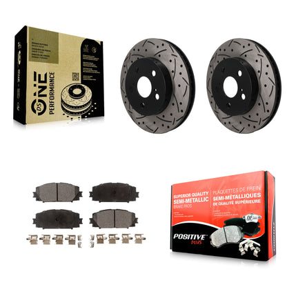 Disc Rotors and Semi-Metallic Brake Pads Kit-KDF-101910