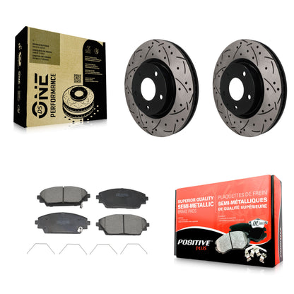 Disc Rotors and Semi-Metallic Brake Pads Kit-KDF-101918