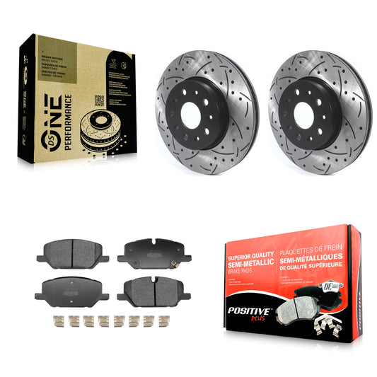 Coated Disc Rotors and Semi-Metallic Brake Pads Kit-KDF-101922
