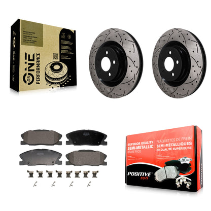 Disc Rotors and Semi-Metallic Brake Pads Kit-KDF-101924
