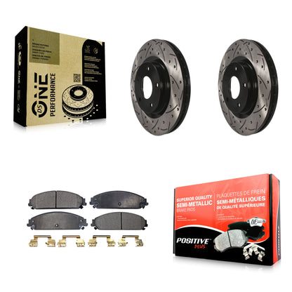 Coated Disc Rotors and Semi-Metallic Brake Pads Kit-KDF-101926
