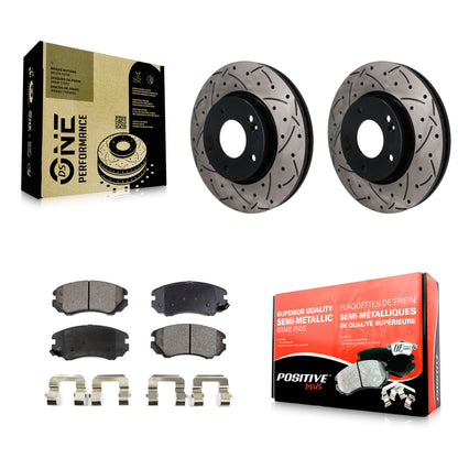 Disc Rotors and Semi-Metallic Brake Pads Kit-KDF-101931