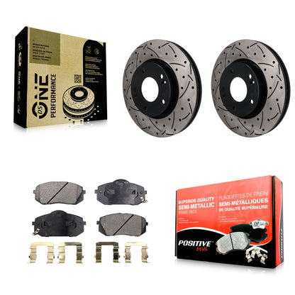 Disc Rotors and Semi-Metallic Brake Pads Kit-KDF-101932