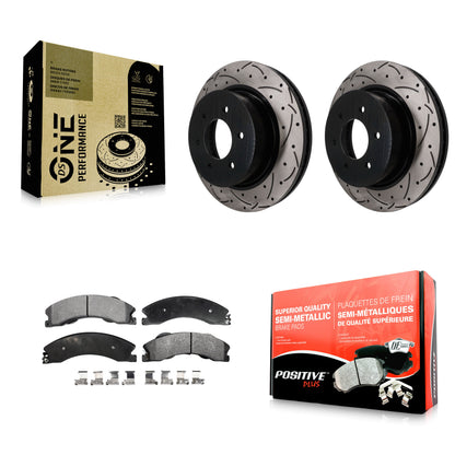 Disc Rotors and Semi-Metallic Brake Pads Kit-KDF-101933