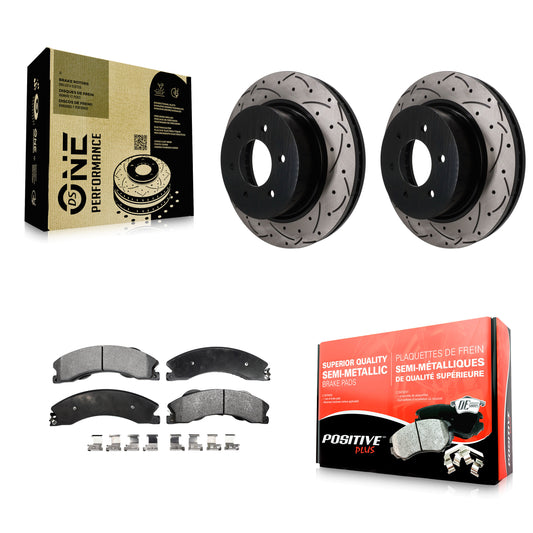 Disc Rotors and Semi-Metallic Brake Pads Kit-KDF-101933