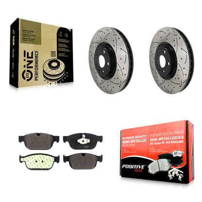 Disc Rotors and Semi-Metallic Brake Pads Kit-KDF-101934