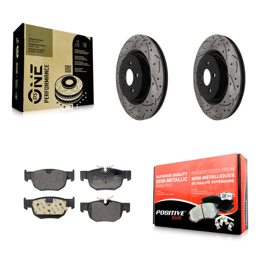 Disc Rotors and Semi-Metallic Brake Pads Kit-KDF-101939