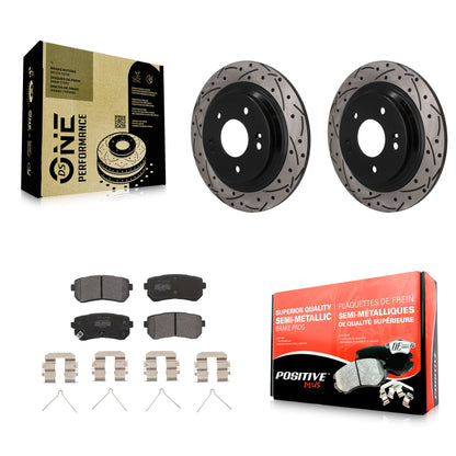 Disc Rotors and Semi-Metallic Brake Pads Kit-KDF-101940