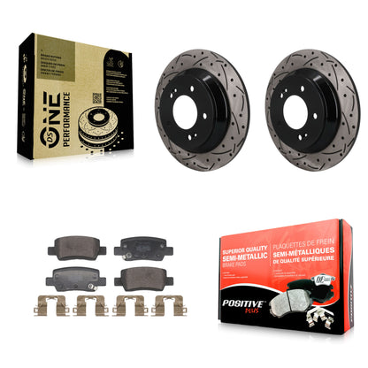 Disc Rotors and Semi-Metallic Brake Pads Kit-KDF-101943